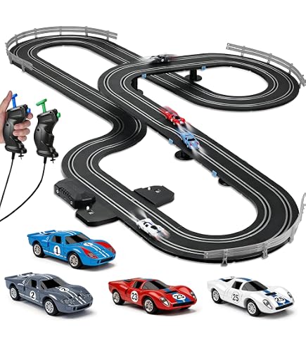 Amazon.com: Auto World 17' Speed Racer Mach 5 Mania Slot Race Set